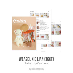 Weasel Xie Lian (TGCF) amigurumi pattern by Crochery