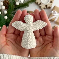 Christmas angel ornament  amigurumi pattern by AmiGuide