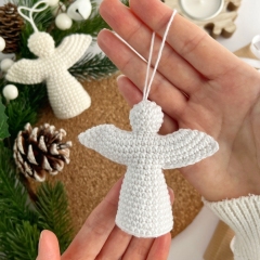 Christmas angel ornament  amigurumi by AmiGuide