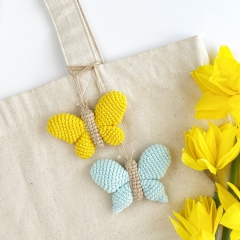 Mini butterfly set amigurumi by AmiGuide