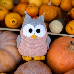 Owl toy  amigurumi pattern by AmiGuide