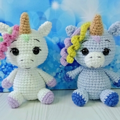 Baby Unicorn amigurumi pattern by Pattern4Craft