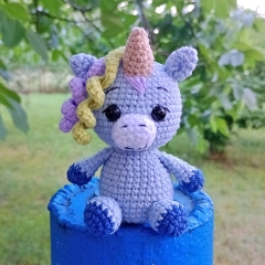 Baby Unicorn amigurumi by Pattern4Craft