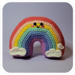 Chubby Rainbow amigurumi by engurumist