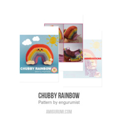 Chubby Rainbow amigurumi pattern by engurumist