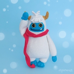 Jampa the Yeti amigurumi pattern by engurumist