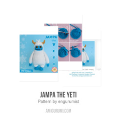 Jampa the Yeti amigurumi pattern by engurumist