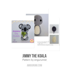 Jimmy the Koala amigurumi pattern by engurumist