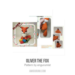 Oliver the Fox amigurumi pattern by engurumist