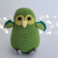 Riki the Kakapo amigurumi pattern by engurumist