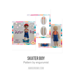Skater Boy amigurumi pattern by engurumist