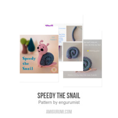 Speedy the Snail amigurumi pattern by engurumist