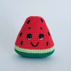 Watermelon Man amigurumi pattern by unknown