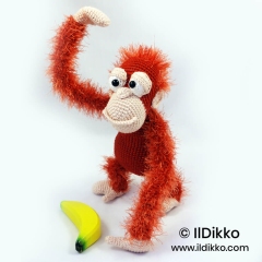 Oscar the Orangutan amigurumi pattern by IlDikko