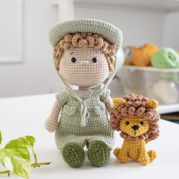 Luca, Safari boy amigurumi pattern by GatoFio