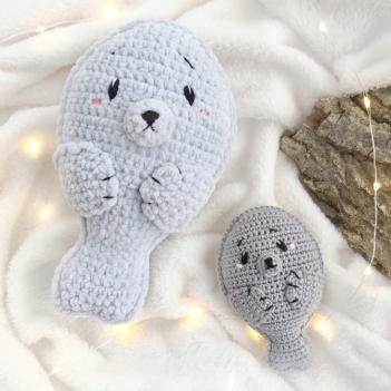Rollo the Seal amigurumi pattern by Gutherz Design