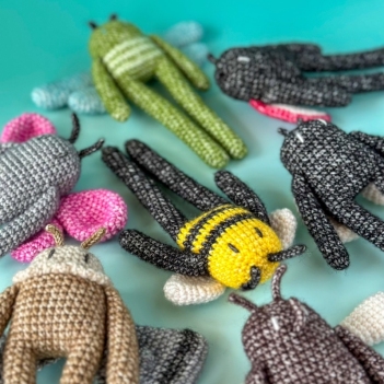 Little Friends: The Bug Set amigurumi pattern by Pracownia Blask