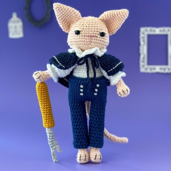 Madame Clawdia amigurumi pattern by Pracownia Blask