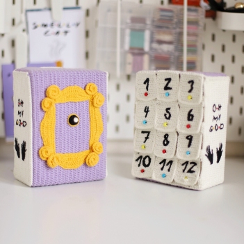Friends TV show Advent Calendar amigurumi pattern by Loopy Pattern