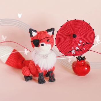 Fox Hua Cheng (TGCF) amigurumi pattern by Crochery