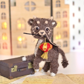 Qilin Yangmei Fantastic beast amigurumi pattern by Crochery