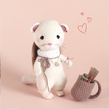 Weasel Xie Lian (TGCF) amigurumi pattern by Crochery