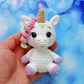 Baby Unicorn amigurumi pattern by Pattern4Craft
