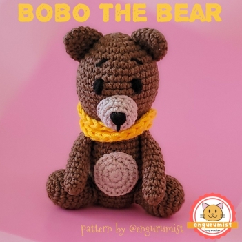Bobo the Bear amigurumi pattern by engurumist