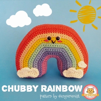 Chubby Rainbow amigurumi pattern by engurumist