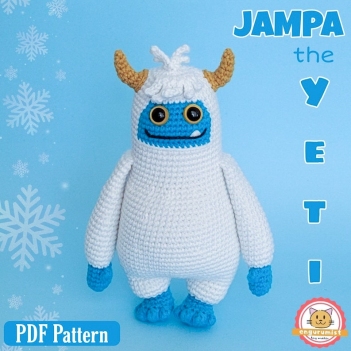 Jampa the Yeti amigurumi pattern by engurumist