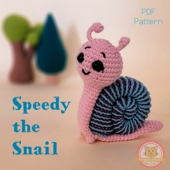Speedy the Snail amigurumi pattern by engurumist