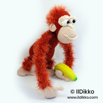 Oscar the Orangutan amigurumi pattern by IlDikko