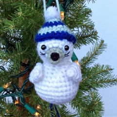 Polar Animal Ornaments amigurumi pattern by Crochet to Play
