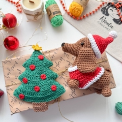 Christmas Wreath with ornaments amigurumi by RNata