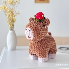 Plush Capybara amigurumi by RNata