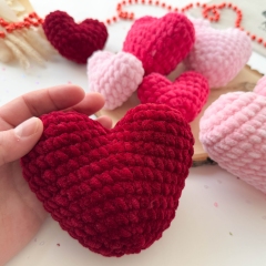 Plush Hearts 3-in-1 amigurumi pattern by RNata