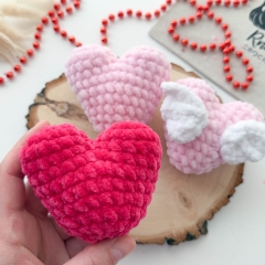 Plush Hearts 3-in-1 amigurumi pattern by RNata