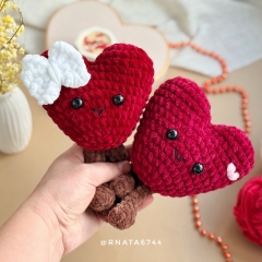 Valentine's Heart amigurumi pattern by RNata
