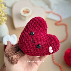 Valentine's Heart amigurumi by RNata