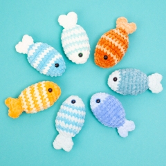 No sew fish amigurumi pattern by Diminu