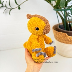 Parasaurolophus amigurumi pattern by TANATIcrochet