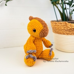 Parasaurolophus amigurumi by TANATIcrochet