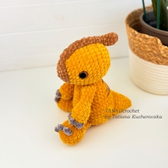 Parasaurolophus amigurumi pattern by TANATIcrochet