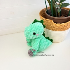 Tyrannosaur amigurumi pattern by TANATIcrochet