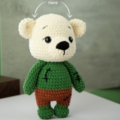 Greenforge Bear amigurumi pattern by Lennutas