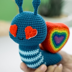 Love Snail amigurumi pattern by Lennutas