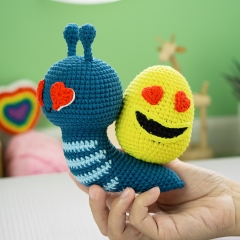 Love Snail amigurumi by Lennutas