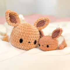 Eevee amigurumi pattern by Curiouspapaya