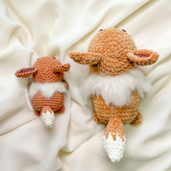 Eevee amigurumi by Curiouspapaya