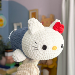 Giant Cat amigurumi by Curiouspapaya
